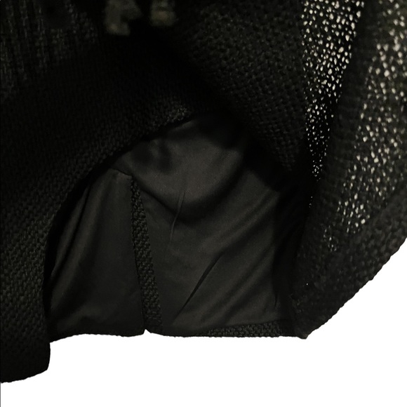 Waverly grey Liberant black fringe
wool skirt size 4 - Picture 2 of 7